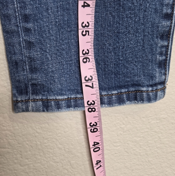 Vigoss Studio The Ritz Women's Skinny Jeans Medium Wash Embroidered Pockets 9/10 - Picture 10 of 12